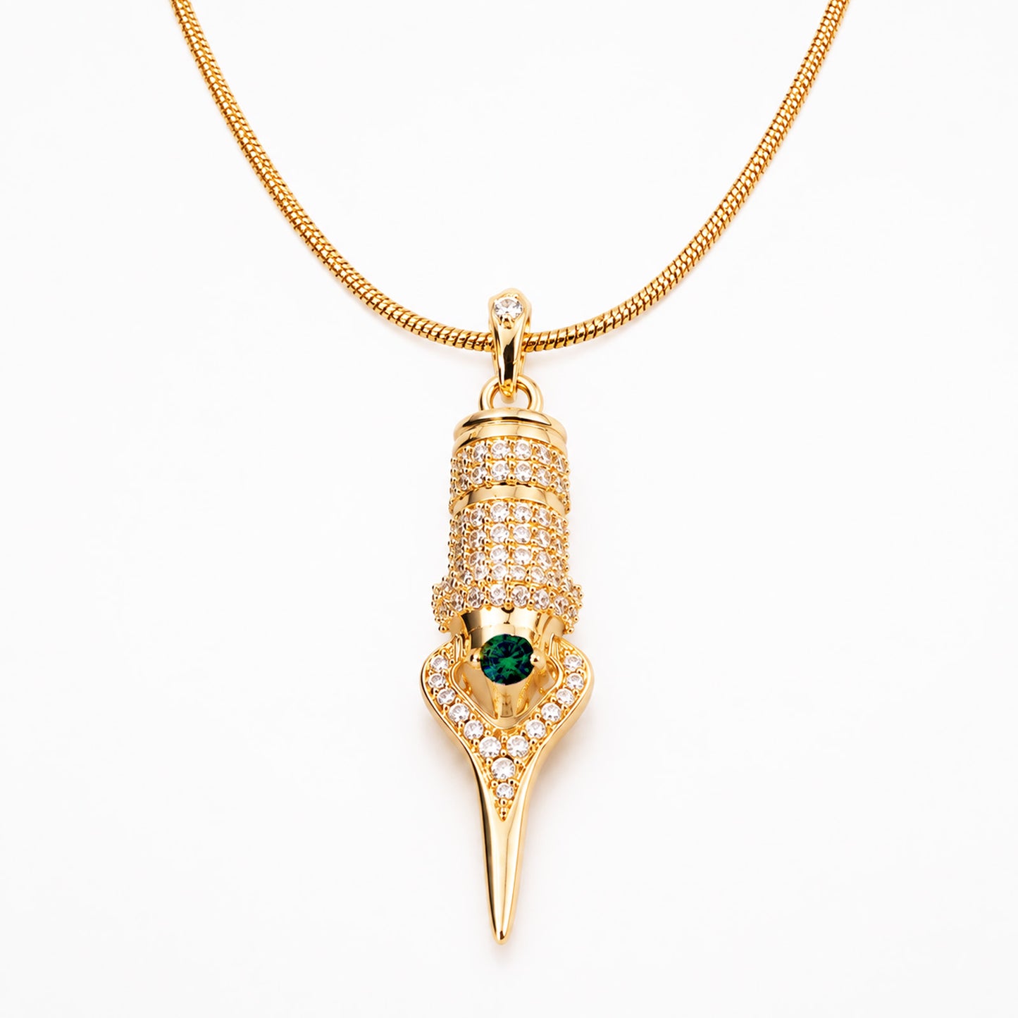 FAVIAMO NECKLACE | HANDCRAFTED 24K GOLD PLATED WITH SPARKLING ZIRCON