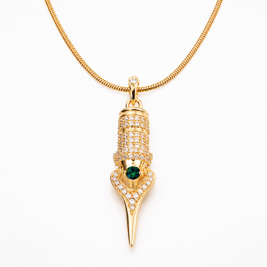 FAVIAMO NECKLACE | HANDCRAFTED 24K GOLD PLATED WITH SPARKLING ZIRCON