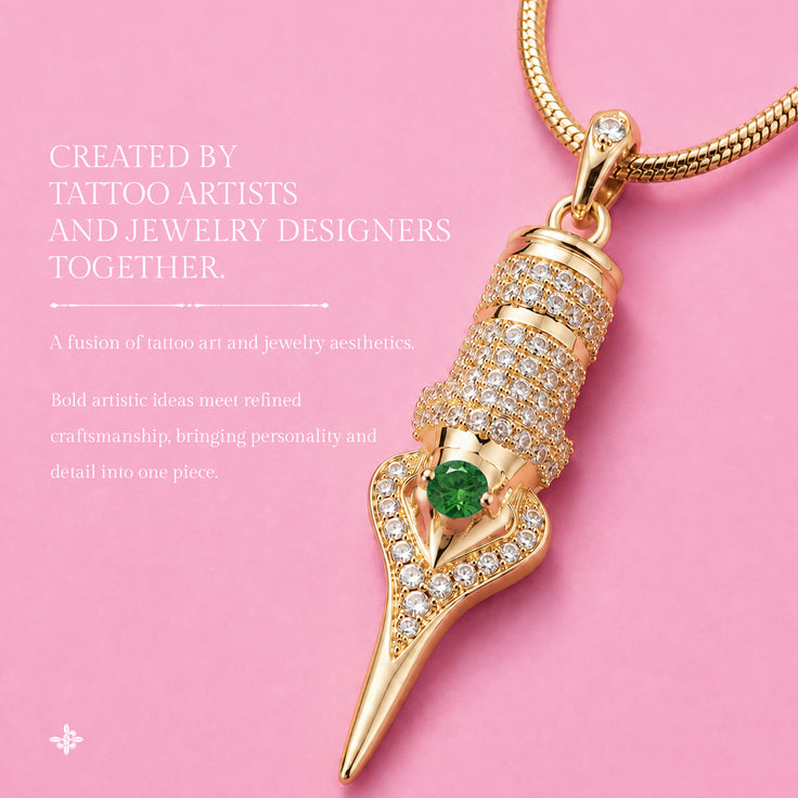 FAVIAMO NECKLACE | HANDCRAFTED 24K GOLD PLATED WITH SPARKLING ZIRCON