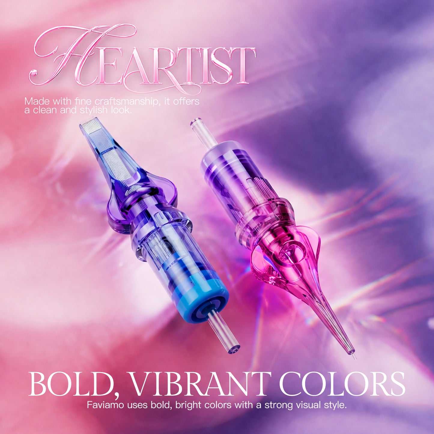 FAVIAMO HEARTIST | PRECISION TATTOO CARTRIDGE NEEDLES FOR WOMEN ARTISTS