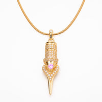 FAVIAMO NECKLACE | HANDCRAFTED 24K GOLD PLATED WITH SPARKLING ZIRCON