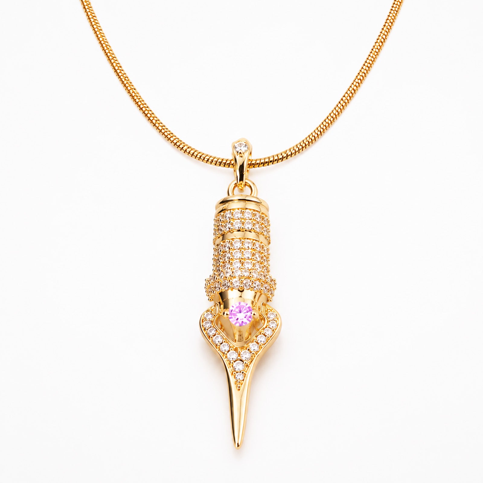FAVIAMO NECKLACE | HANDCRAFTED 24K GOLD PLATED WITH SPARKLING ZIRCON