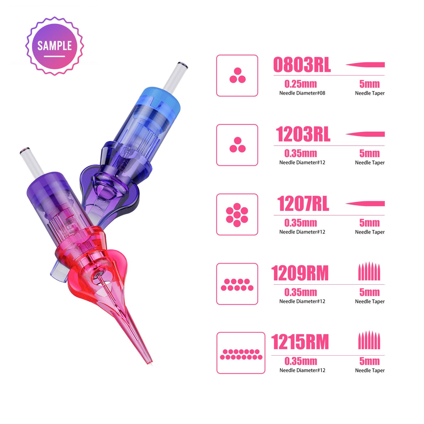 FAVIAMO HEARTIST | PRECISION TATTOO CARTRIDGE NEEDLES FOR WOMEN ARTISTS