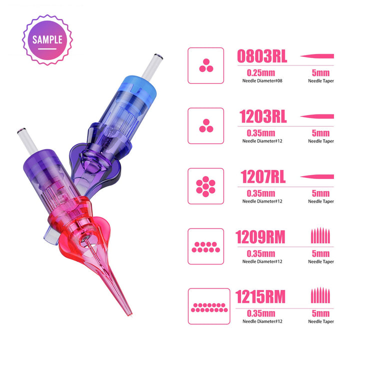 FAVIAMO HEARTIST | MIXED TATTOO CARTRIDGE NEEDLE SET