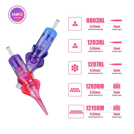 FAVIAMO HEARTIST | MIXED TATTOO CARTRIDGE NEEDLE SET